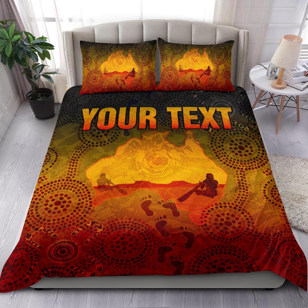 custom-aboriginal-bedding-set-australian-map-with-indigenous-color