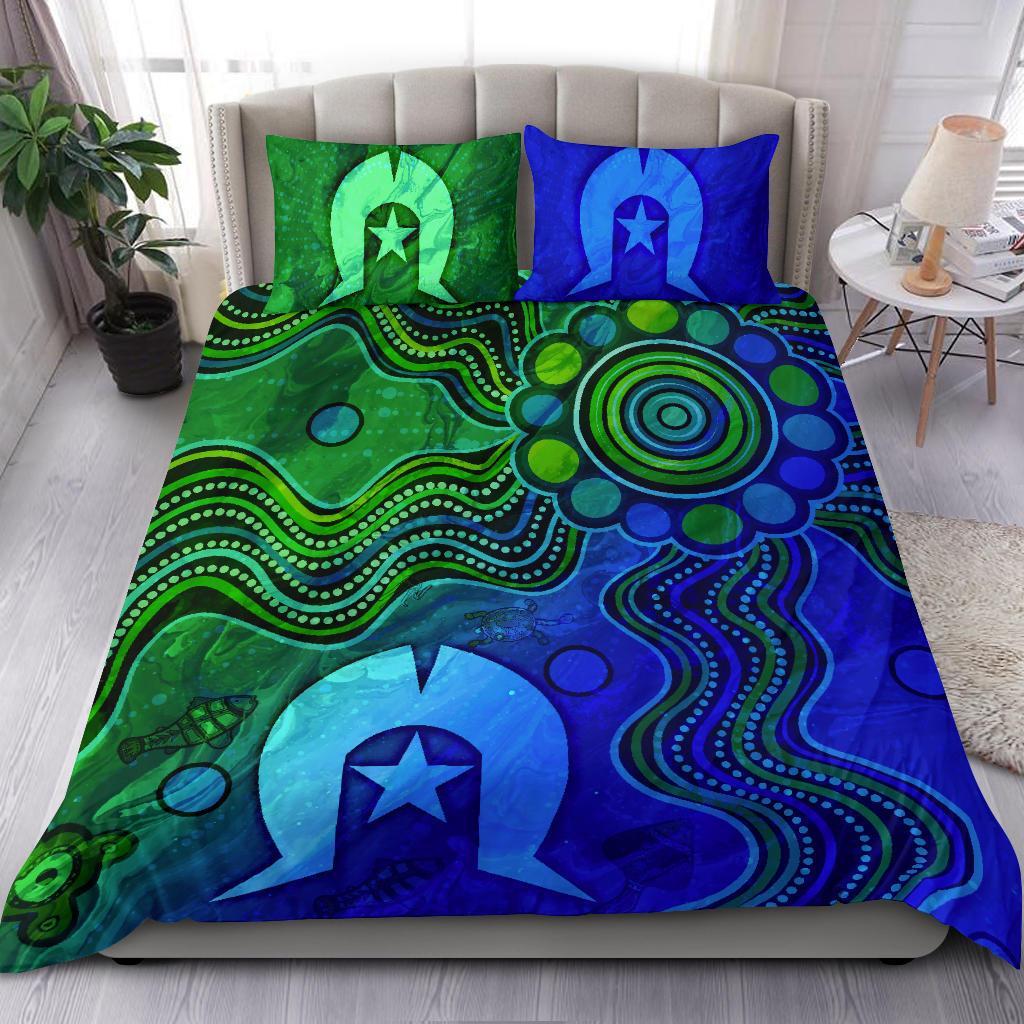 aboriginal-bedding-set-torres-strait-islands-flag