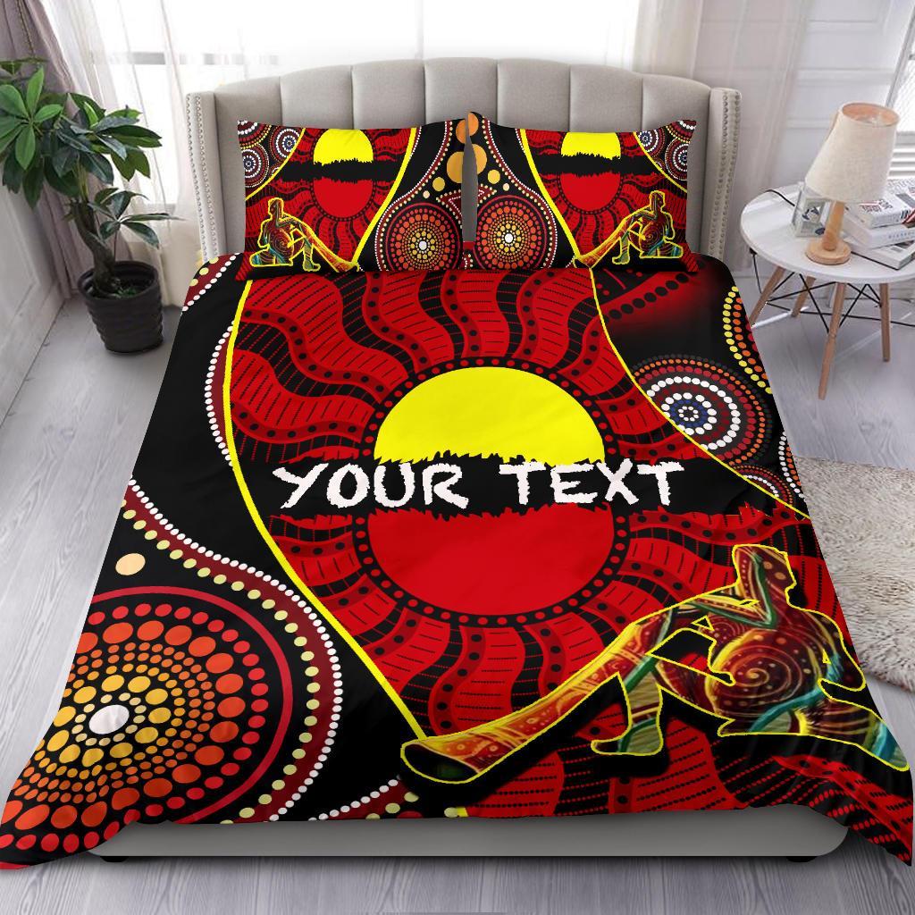 custom-1saustralia-bedding-set-australia-aboriginal-dots-with-didgeridoo