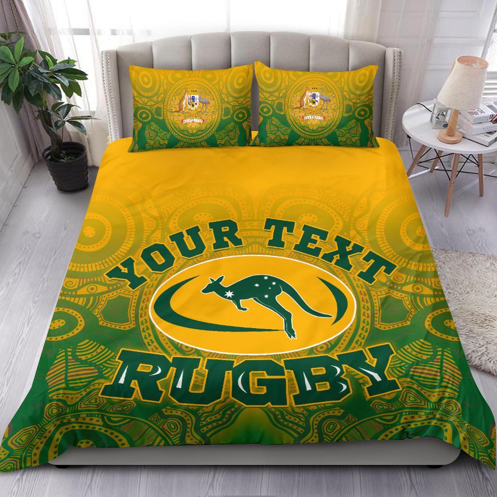 custom-aboriginal-bedding-set-australia-rugby-and-coat-of-arms