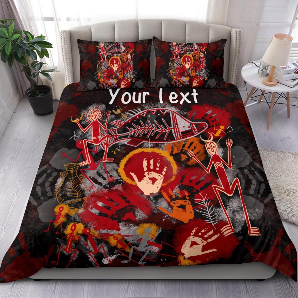custom-aboriginal-bedding-set-indigenous-fish-hand-art