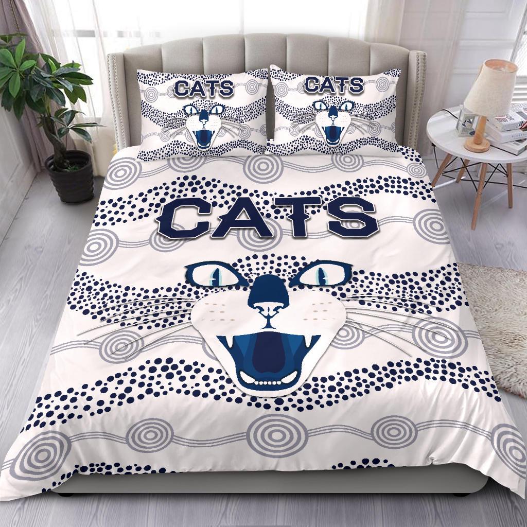 geelong-bedding-set-cats-indigenous-white