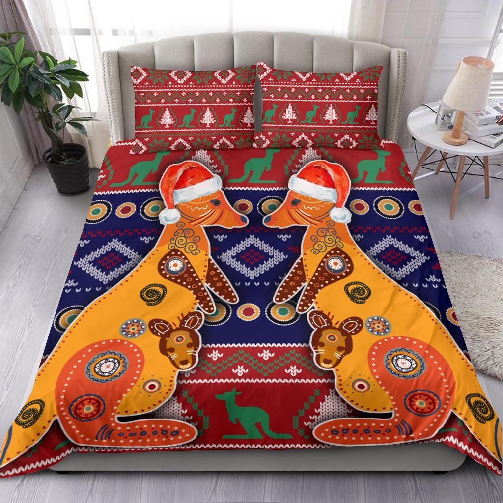 christmas-bedding-set-mother-kangaroo-in-christmas