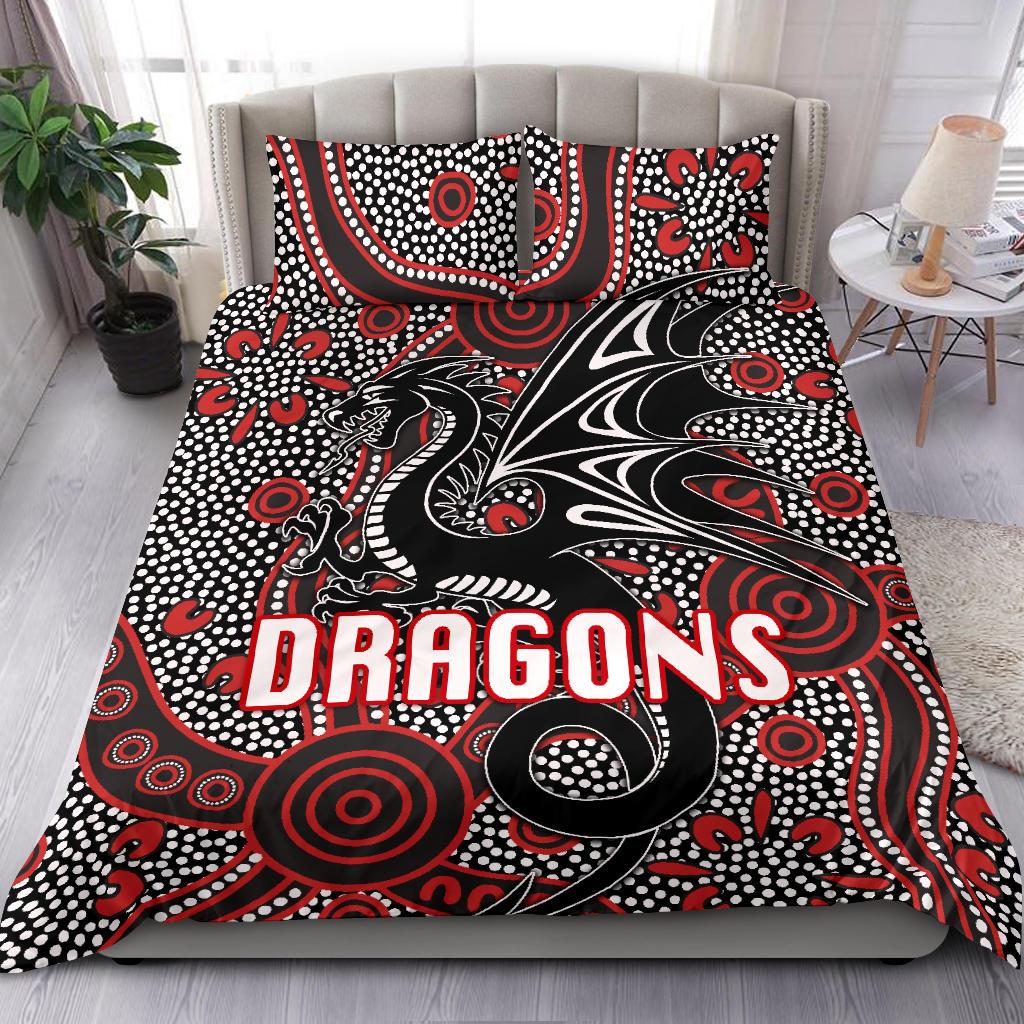 st-george-dragons-bedding-set-unique-indigenous