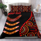 aboriginal-personalised-bedding-set-aboriginal-boomerangs-with-dot-painting-pattern