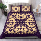 turtle-with-hibiscus-royal-purple-bedding-set
