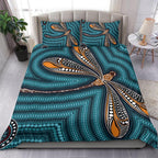 aboriginal-bedding-set-indigenous-dragonfly