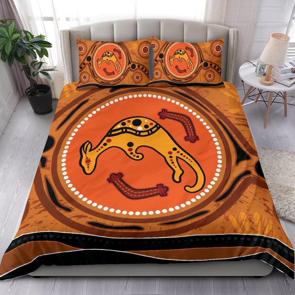 aboriginal-bedding-set-indigenous-kangaroo-circle-dot-painting