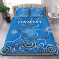 Strikers Bedding Set Indigenous Blue Energy - VibeHoodie