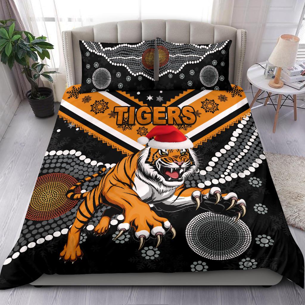 wests-christmas-bedding-set-tigers-indigenous