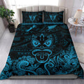 maori-aotearoa-rugby-haka-bedding-set-new-zealand-silver-fern-turquoise