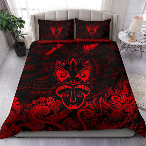 maori-aotearoa-rugby-haka-bedding-set-new-zealand-silver-fern-red