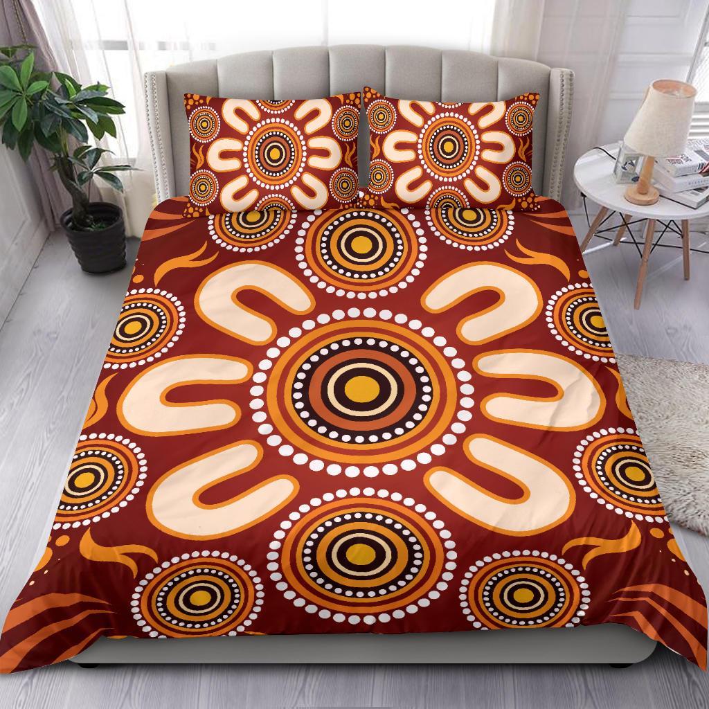 aboriginal-bedding-set-circle-flowers-patterns-ver02