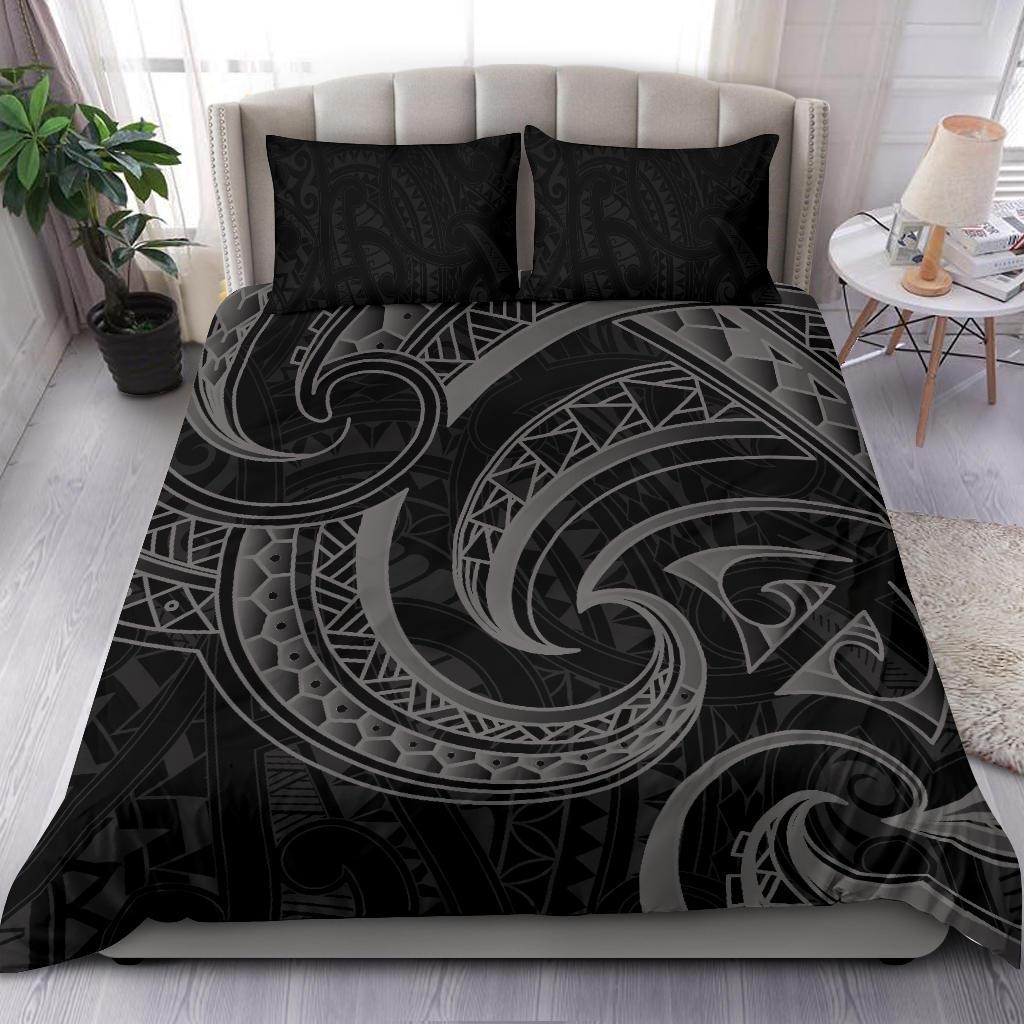 new-zealand-maori-mangopare-bedding-set-polynesian-black