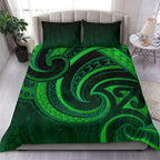 new-zealand-maori-mangopare-bedding-set-polynesian-green