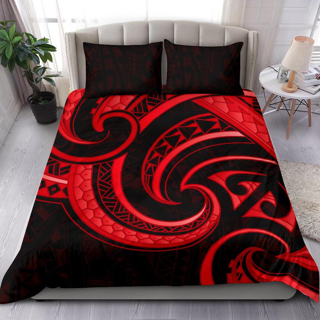 new-zealand-maori-mangopare-bedding-set-polynesian-red