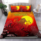customaboriginal-bedding-set-indigenous-frog-red