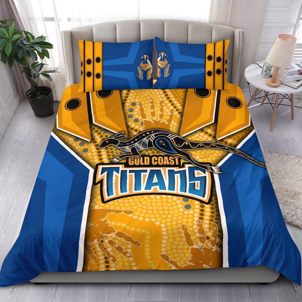 titans-bedding-set-gold-coast-aboriginal-armor-version