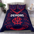 melbourne-demons-indigenous-bedding-set-football