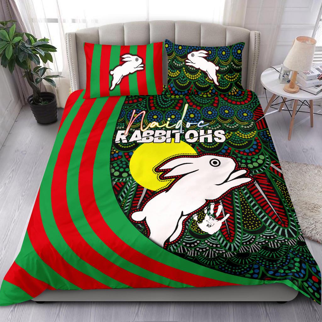 rabbitohs-naidoc-week-bedding-set-indigenous-version-special