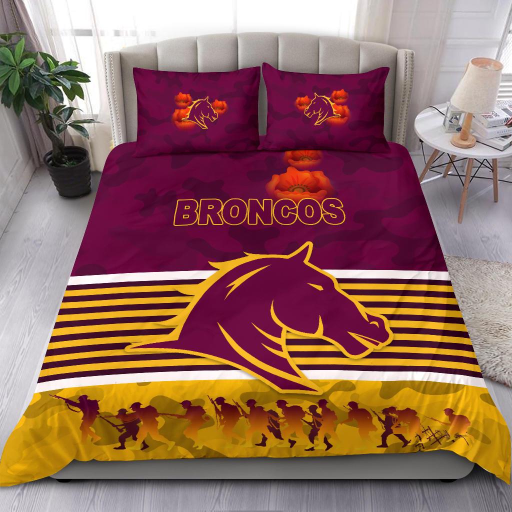 brisbane-broncos-bedding-set-anzac-day-simple-style-maroon