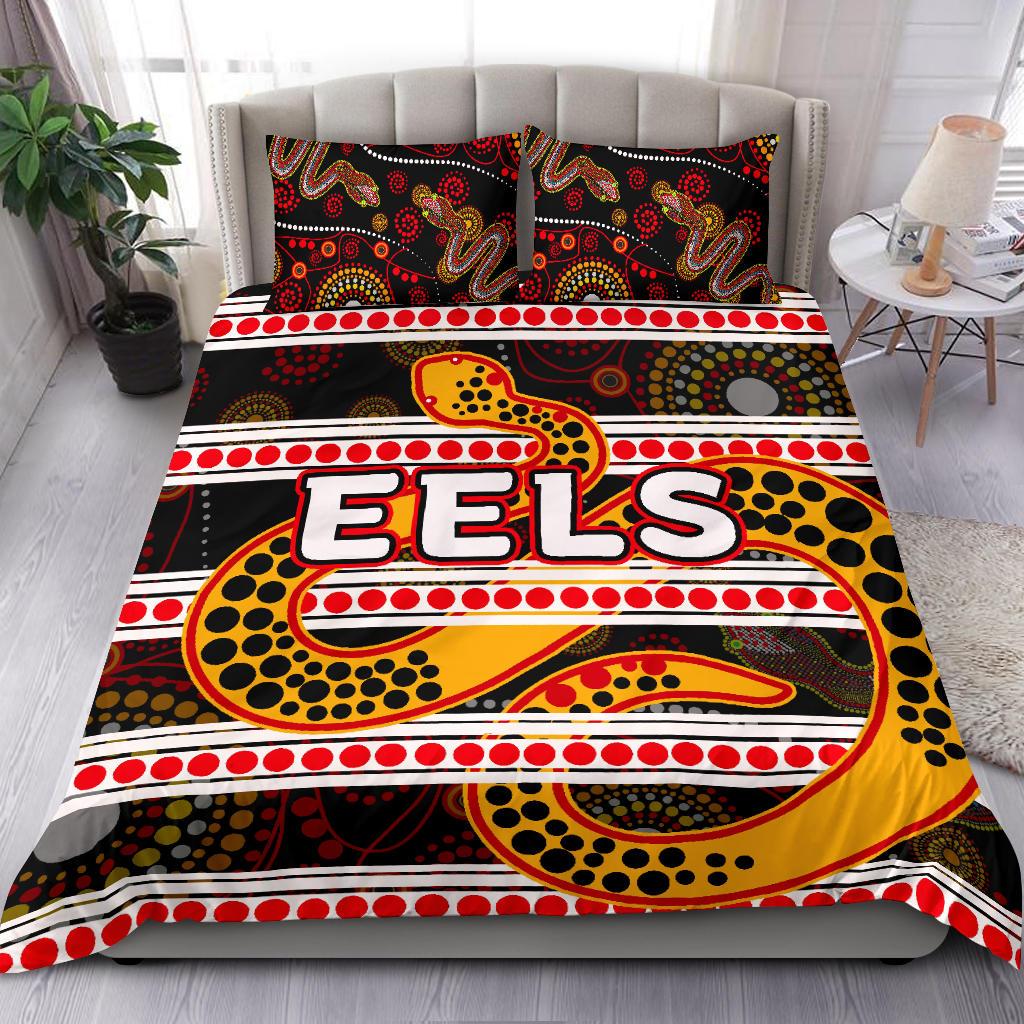 parramatta-eels-bedding-set-tribal-style-black