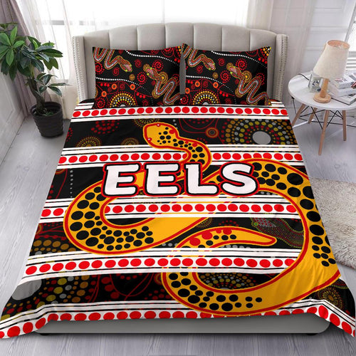 parramatta-eels-bedding-set-tribal-style-black