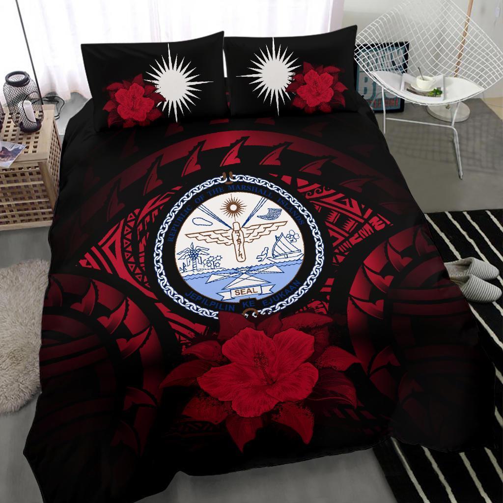 marshall-island-red-hibiscus-bedding-set