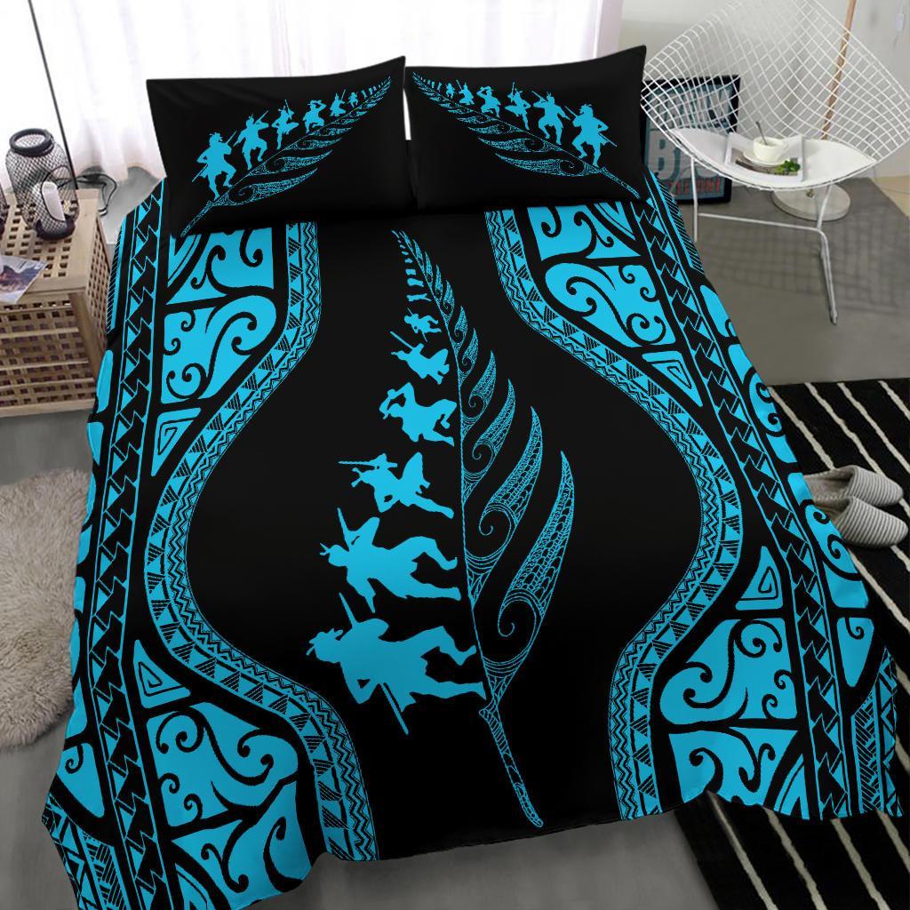 new-zealand-haka-fern-bedding-set-blue