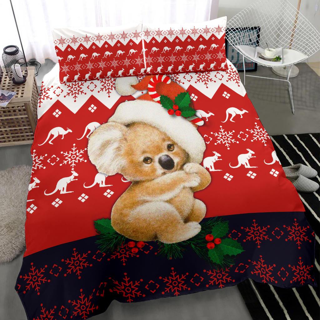 christmas-bedding-sets-koala-bed-kangaroo-symbol-snowflakes-sets