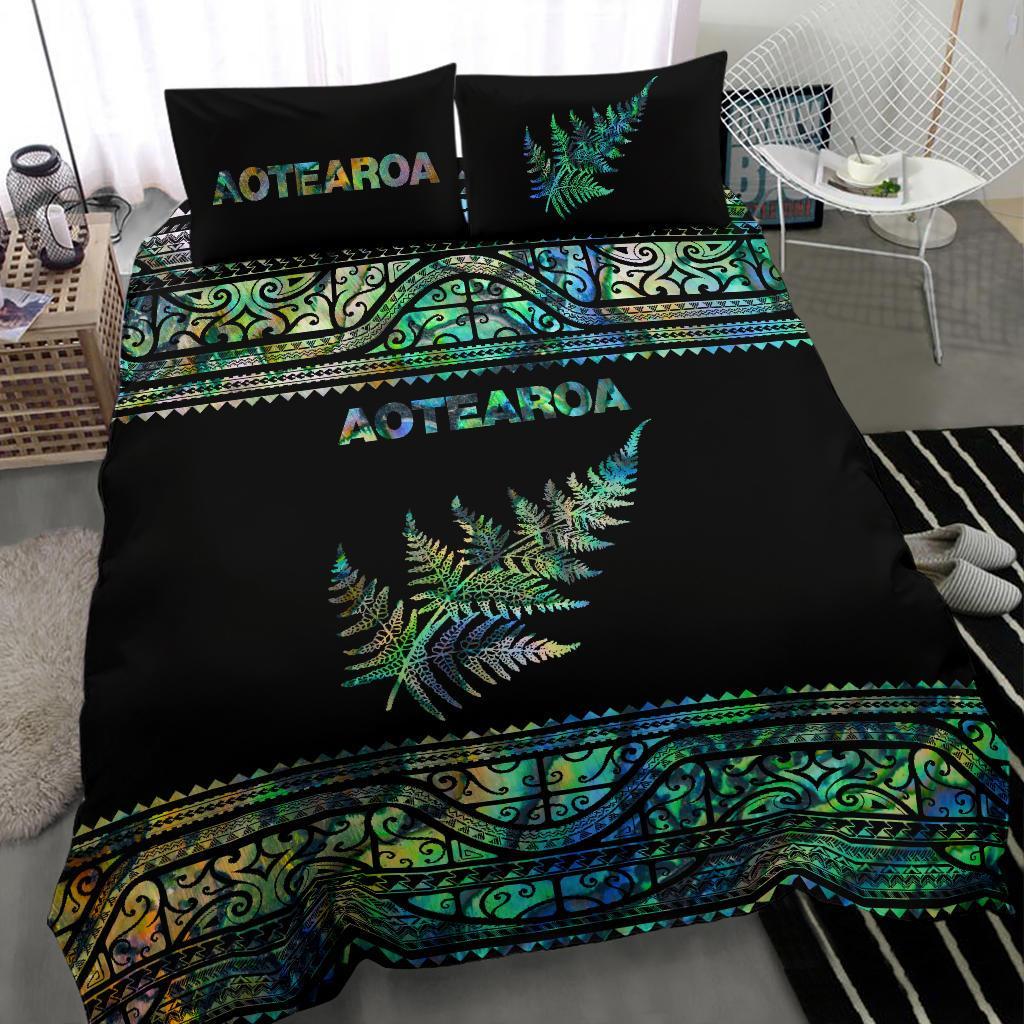 aotearoa-new-zealand-maori-bedding-set-silver-fern-paua-shell