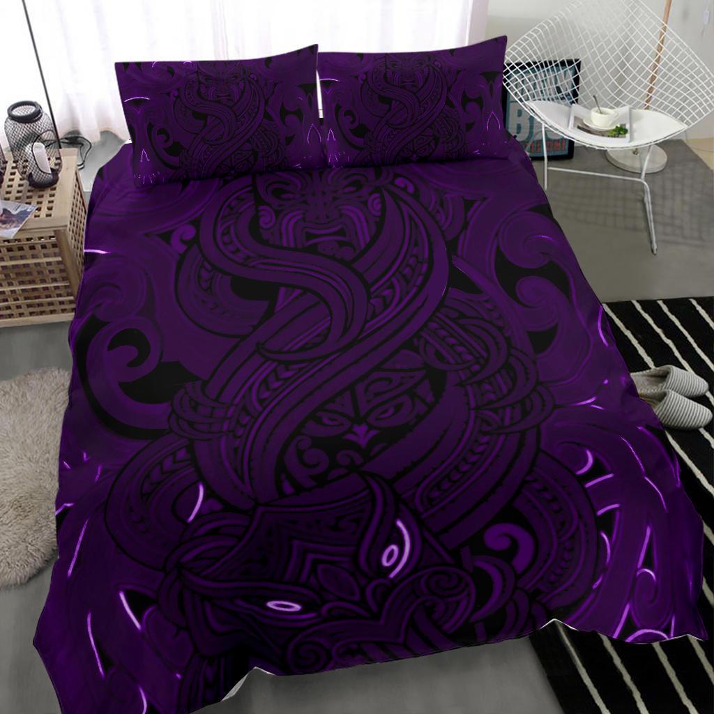new-zealand-bedding-set-maori-gods-tumatauenga-god-of-war-purple