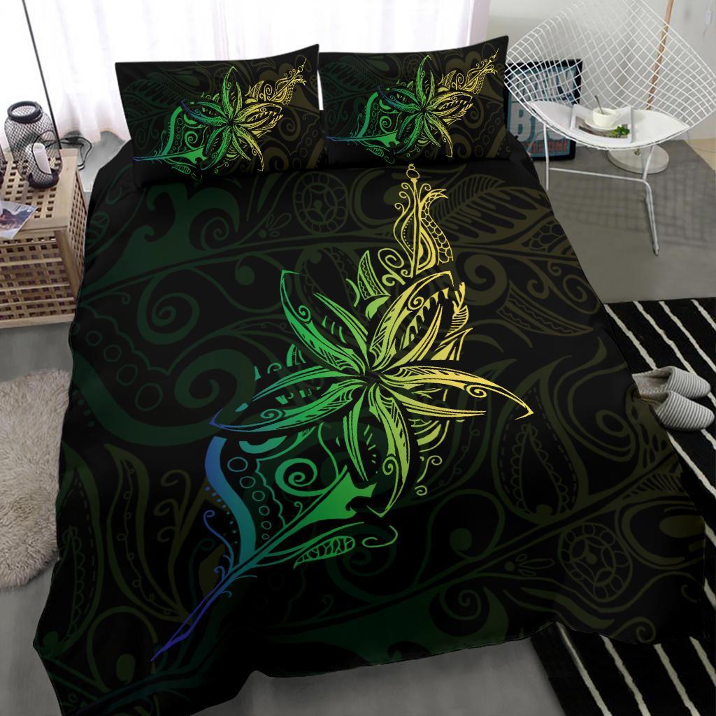 light-silver-fern-new-zealand-bedding-set-frangipani-tattoo-duvet-covers-green
