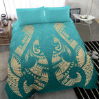 new-zealand-maori-hei-matau-tattoo-bedding-set