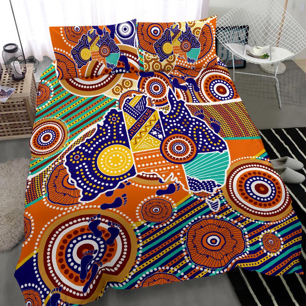 aboriginal-bedding-set-australian-map-dot-painting