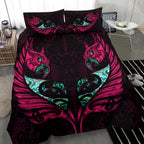 new-zealand-bedding-set-manaia-paua-fern-wing-pink