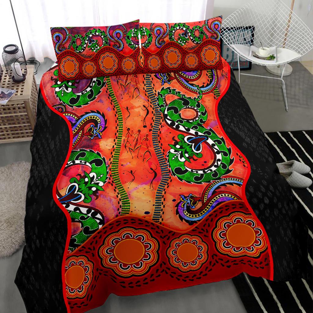 aboriginal-bedding-set-aussie-indigenous-patterns-orange