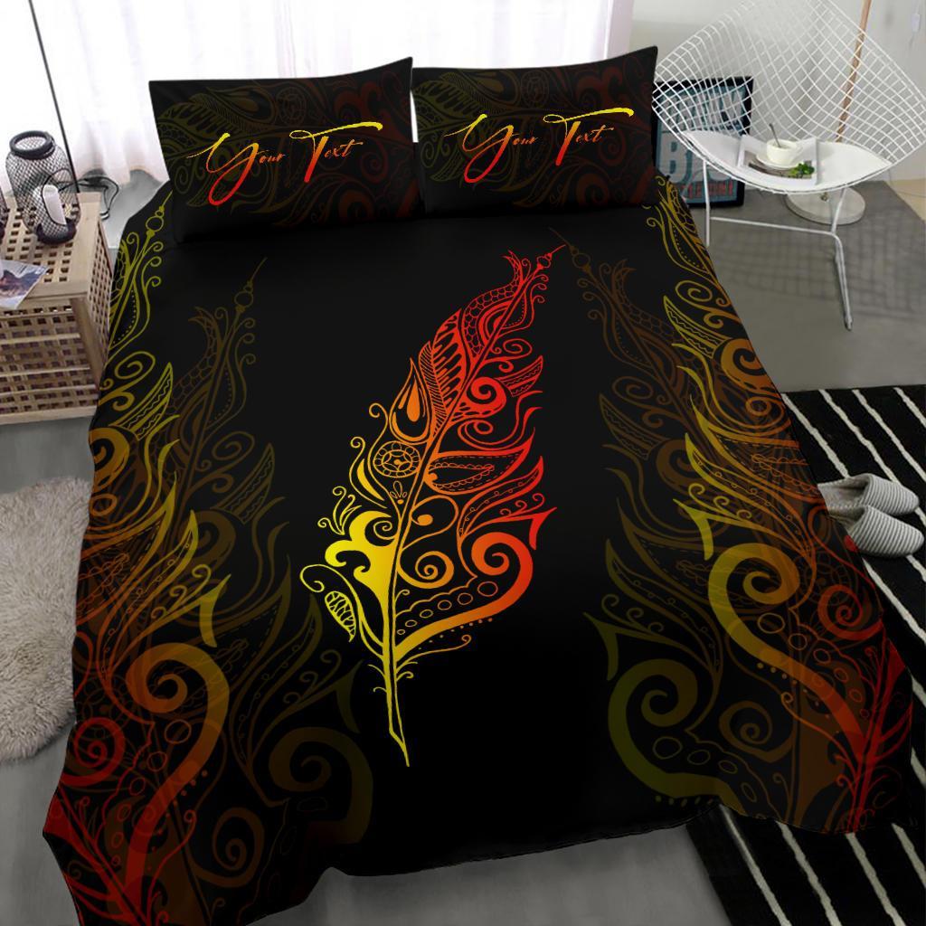 signature-custom-light-silver-fern-bedding-set-sunset-vibe
