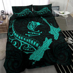 new-zealand-heart-bedding-set-map-kiwi-mix-silver-fern-turquoise