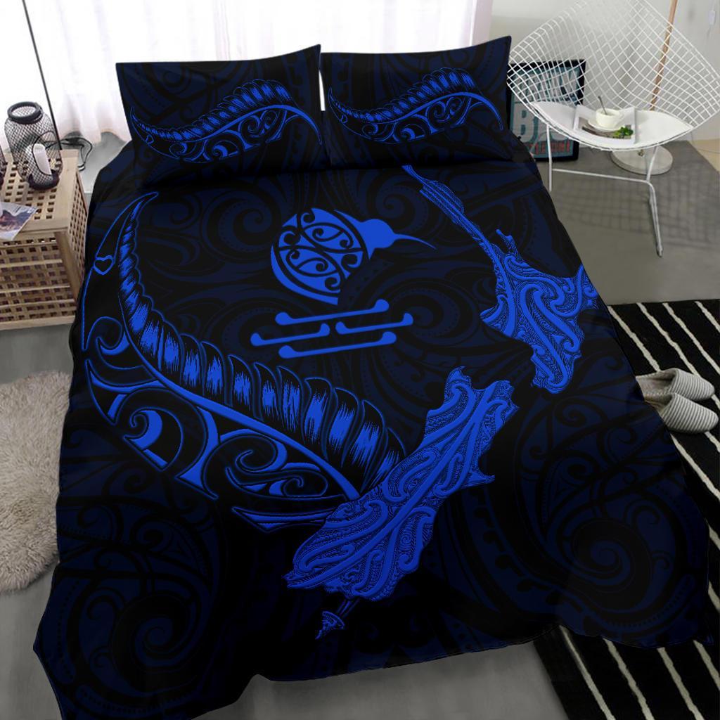 new-zealand-heart-bedding-set-map-kiwi-mix-silver-fern-blue