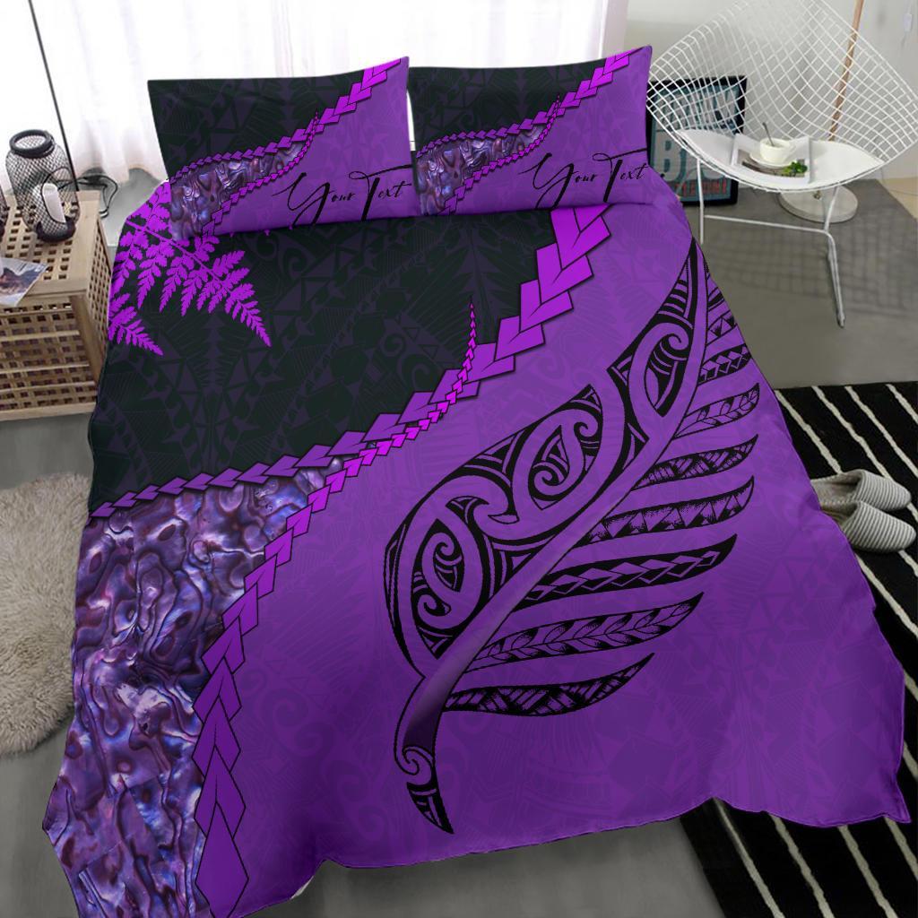 signature-custom-paua-shell-maori-silver-fern-bedding-set-purple
