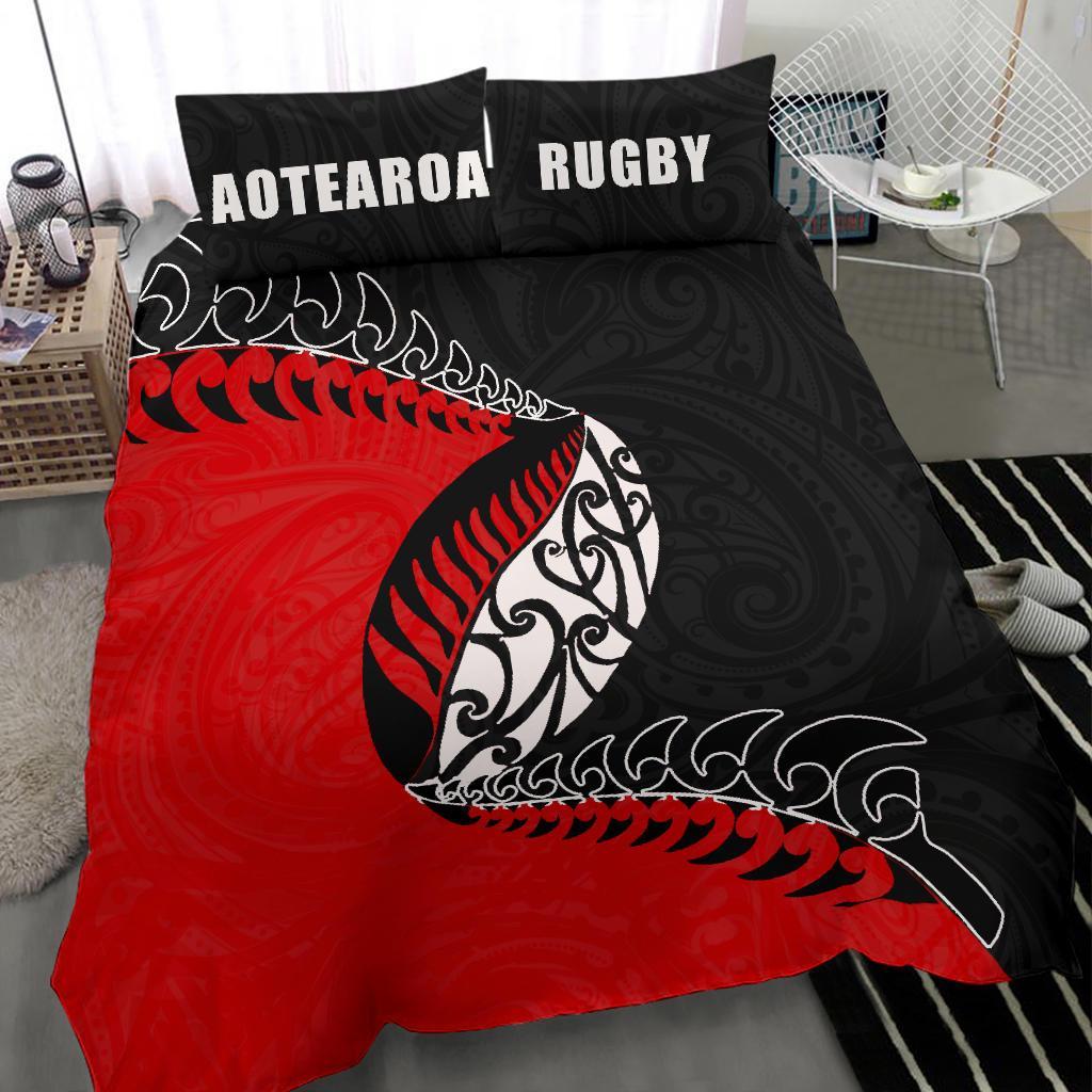 aotearoa-rugby-fern-bedding-set-red