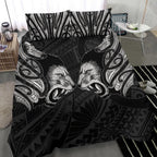double-lion-maori-tattoo-bedding-set-new-zealand-white