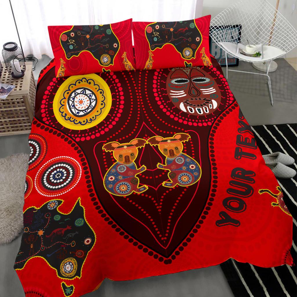 1saustralia-custom-bedding-set-aboriginal-animal-dot-pattern