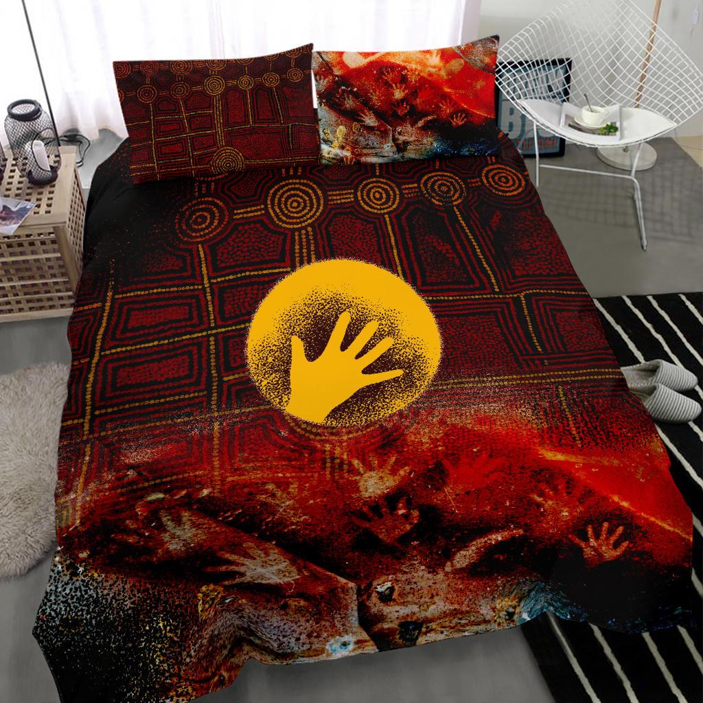 aboriginal-bedding-set-indigenous-flag-hand-art