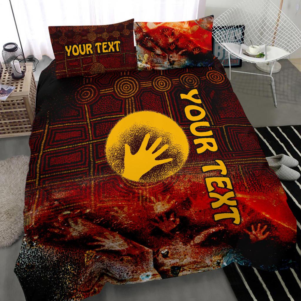 custom-aboriginal-bedding-set-indigenous-flag-hand-art