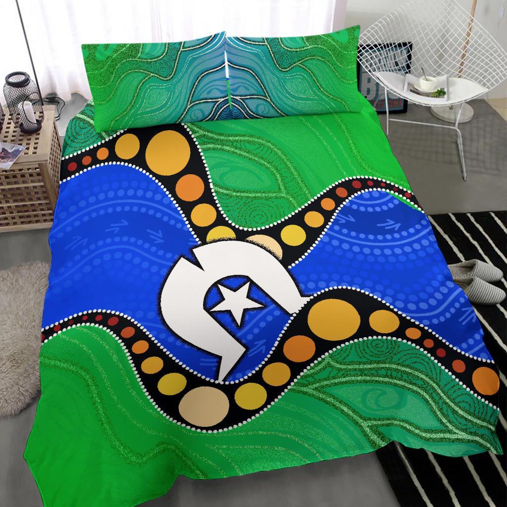 torres-strait-islands-bedding-set-flag-with-aboriginal-patterns