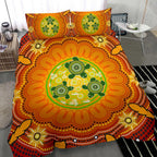 aboriginal-bedding-set-turtle-circle-dot-painting-art