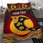 personalised-bedding-set-aboriginal-dot-patterns-fish