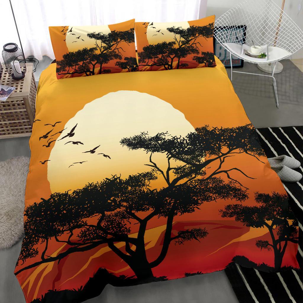 bedding-set-sunset-and-tree-in-australia